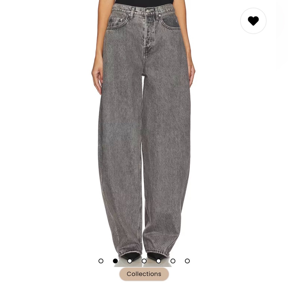 GRLFRND Barrel Leg Jeans